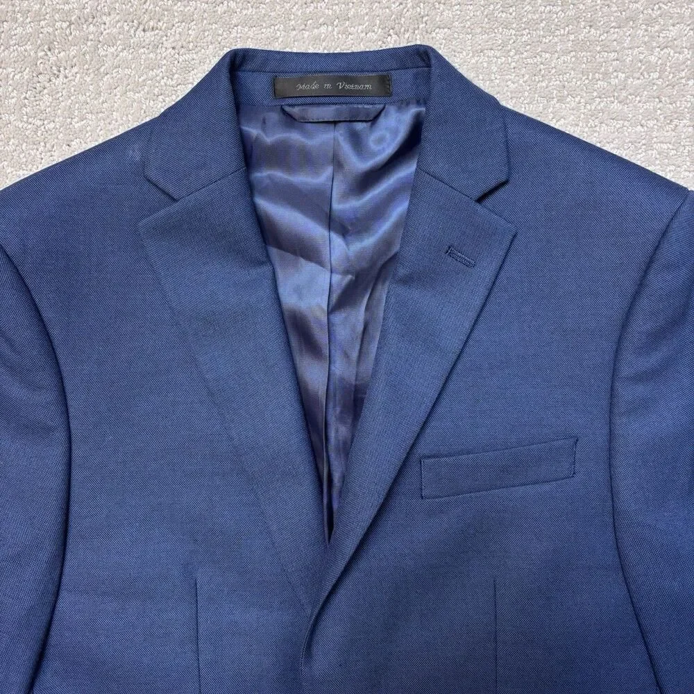 Lauren Ralph Lauren Boys Blue Blazer Sport Coat Sz 12R Preppy Classic Formal